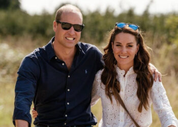 príncipe William e esposa