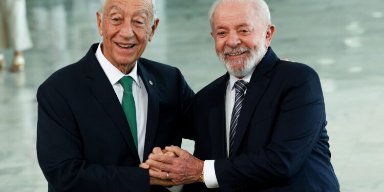 Marcelo Rebelo de Sousa e Lula