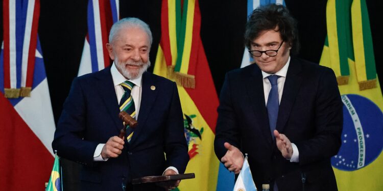 Lula e Javier Milei
