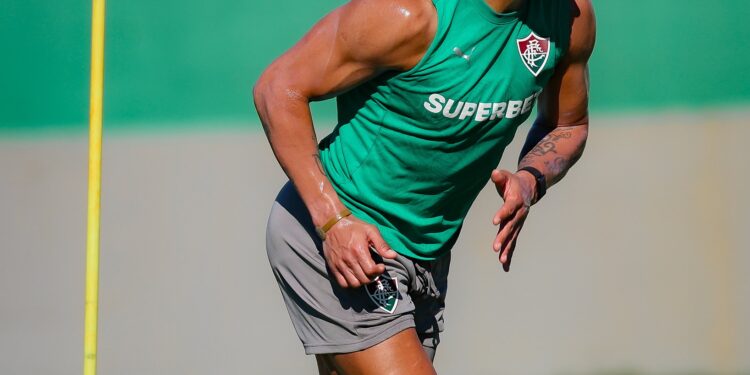Fluminense treina nesta manhã no CT Carlos Castilho. Créditos: Marcelo Gonçalves / Fluminense FC